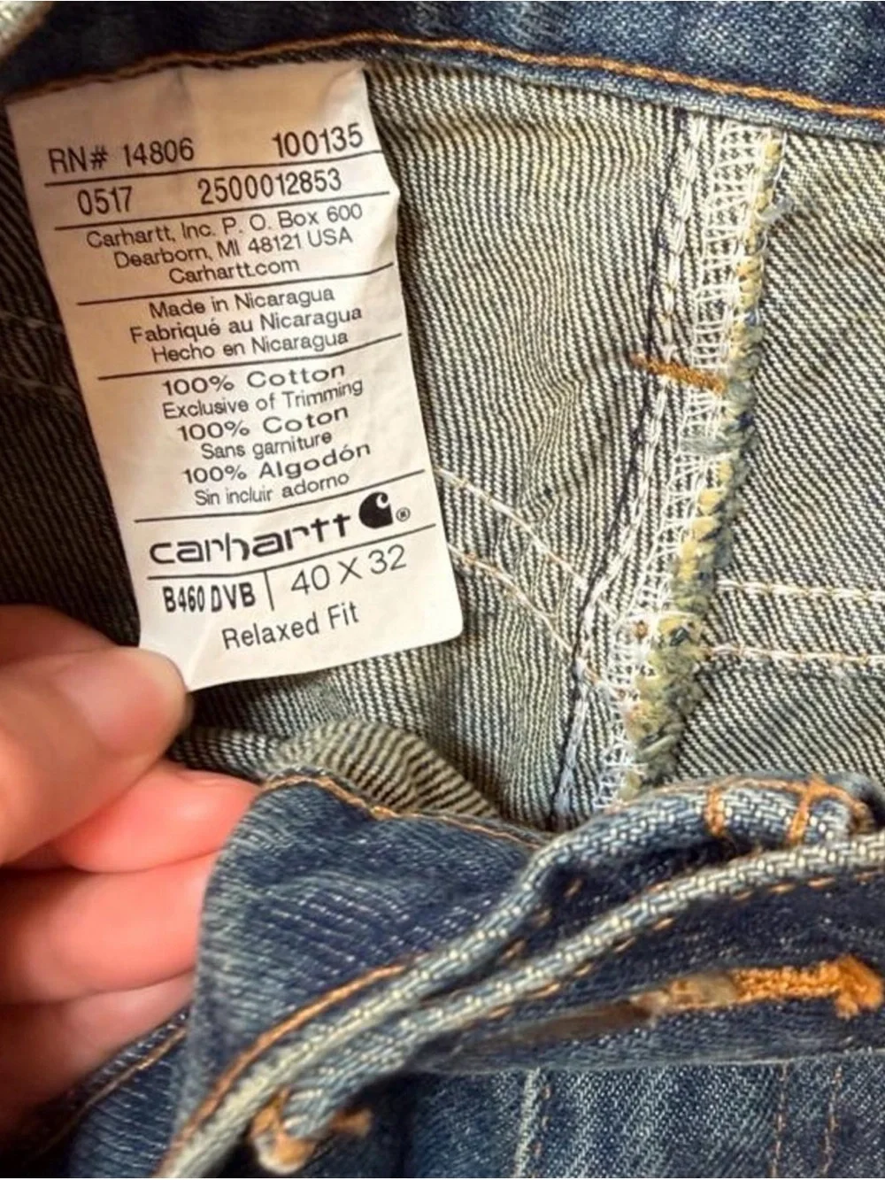 Carhartt relaxed fit